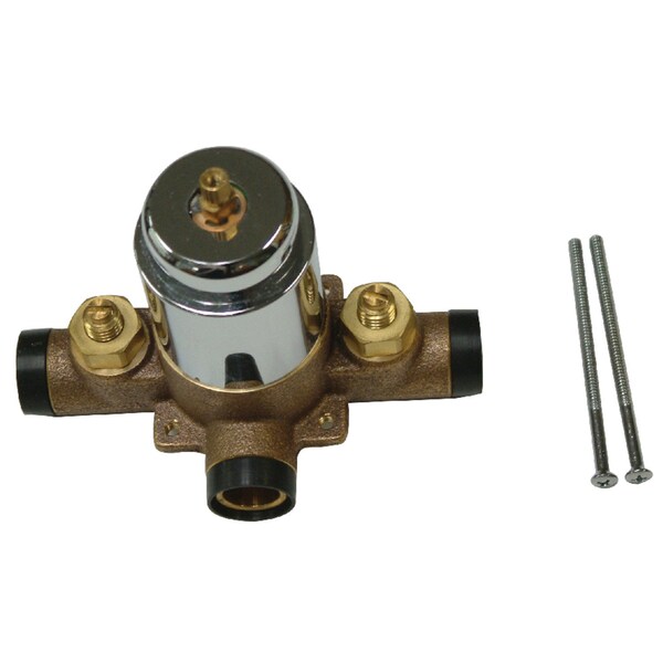 Swept Valve Only for Tub  Shower, Polished Chrome